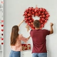 thumbnail image 5 of Heart-Shaped Wreath Decoration for Romantic Ambiance – Versatile Wall, Door, and Table Decor, Perfect for Gift-Giving and Celebrating Special Moments, 5 of 5