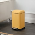 thumbnail image 6 of happimess Betty Retro Mini 3.2-Gallon Step-Open Trash Can, Daffodil Yellow, HPM1012L, 6 of 7