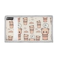 thumbnail image 2 of JIALIOU Nylon Trifold Card Wallet with ID Window Zipper Pocket for Men Women Teen Cute Teddy Bear in Pots, 2 of 7