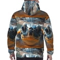 thumbnail image 7 of Lsque Realistic Cute Sea Turtle Pattern Casual Men's Hoodie,Hooded Sweatshirt with Kangaroo Pocket,Pullover Hoodie-4X-Large, 7 of 7