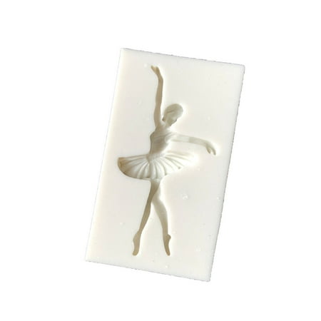 

UDIYO Ballet Girl DIY Silicone Baking Mold Fondant Cake Sugarcraft Decorating Tool