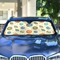 thumbnail image 4 of Star and Various Planet Car Windshield Sun Shade Foldable Car Front Window Visor Heat and UV Protection 53x23.5, 4 of 8