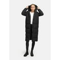 thumbnail image 3 of Marikoo Women's Quilted Winter Coat with Hood - Water-Repellent - Mid-Calf Length- Honiaa XVI, 3 of 9