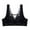 Black, variant on XFLWAM Bras for Women Lace Breathable Underwear Full Coverage Push Up Seamless Bras Adjustable Strap Wireless Bralette