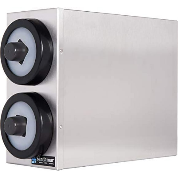 San Jamar C9002 EZ-Fit Système de Boîte de Portion en Acier Inoxydable, 5-1/16" Largeur x 10-1/16" Hauteur x 13" Profondeur