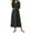 Black_Daisy, variant on Long Nightgown for Women Long Sleeve Nightshirt Full Length Sleepwear Soft Loungewear S-3XL
