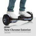 thumbnail image 5 of Gotrax Glide 6.5" Hoverboard for Kids Ages 6-12 with Bluetooth Speaker and Led Lights, Silver, 5 of 8