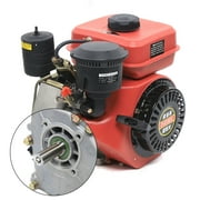 DENEST Hand Start Engine Motor 196cc 4 Stroke 6 HP Forced Air Cooling Motor 3000r/min