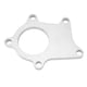 thumbnail image 3 of Placa de escape del turbocompresor, 5 pernos, brida de bajante de acero suave T-304 soldable, universal para T3 T4, 3 of 9