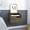 Brown, variant on Wall-Mounted Floating End Table with Drawer / Secure Assembly for Easy Use