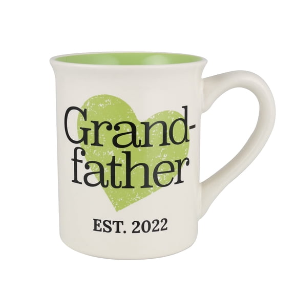 Tabletop Grandfather Mug Est 2022 Stoneware Father's Day 6010412