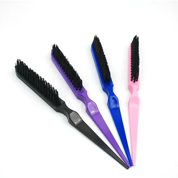 blue  Professional Hair Brushes Comb Teasing Back Combing Hair Brush Slim Line Styling Tools 4 Colors Wholesale Hair Comb