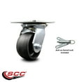 thumbnail image 2 of 4 Inch Heavy Duty Glass Filled Nylon Caster with Roller Bearing and Swivel Lock, 2 of 2