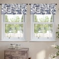 thumbnail image 2 of LALILO Kitchen Curtain Valance Beautiful Marine And Rod Pocket Window Curtain 52"x 18" Set of 2, 2 of 6