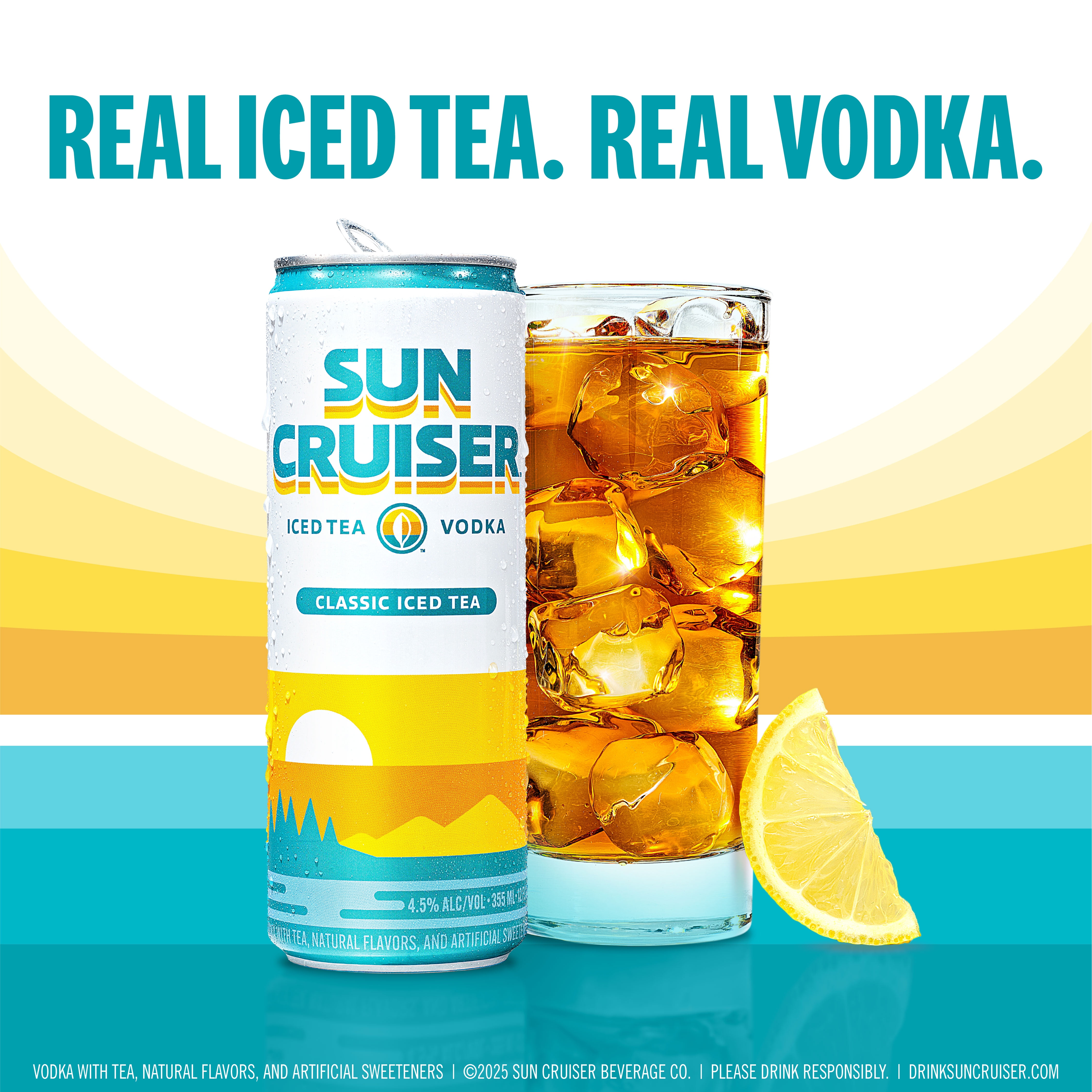Sun Cruiser Iced Tea Vodka Variety, 8 pack, 12 fl. oz. Aluminum Cans, 4.5% ABV
