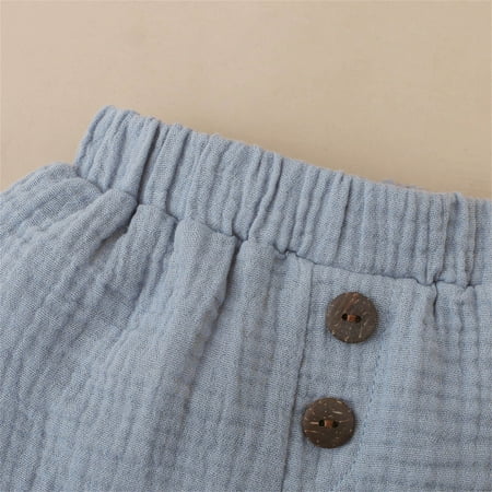 

NECHOLOGY Toddler Boy Clothes Baby Boy Clothes Baby Soild Shorts Sleeves Shirt Shorts Pants Set Outfit Boys Sweatshirt Set Childrenscostume Grey 6-9 Months