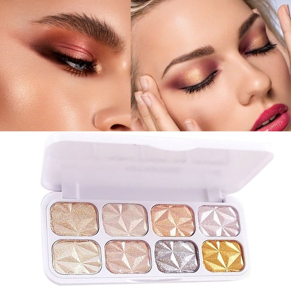 SIfdSeng Face Highlighter White Highlighter Body Powder Makeup Highlighter Cosmetics Highlight Powder Tray Silver Eyeshadow Pencil