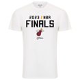thumbnail image 2 of Unisex Sportiqe  White Miami Heat 2023 NBA Finals Bingham Premium T-Shirt, 2 of 3
