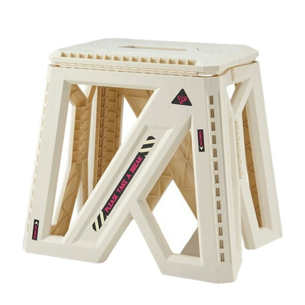 Taburete plegable al aire libre multifuncional, taburete de alojamiento de camping
