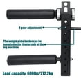 thumbnail image 2 of Adjustable Leg Workout Attachment for Squat Rack: Extension & Curl Machine - Leg Muscles Training Equipment, 2 of 9