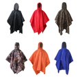 thumbnail image 4 of cámping Chaqueta impermeable impermeable para traje de lluvia unisex al aire libre (camuflaje) verde militar verde Barbie Nuevos Originales, 4 of 9