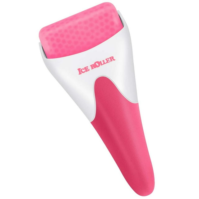 Graflsoa Masseur à Rouleau en Jade Rose pour le Visage, le Cou et le Corps – Outil de Soins de la Peau Compact, Portable et Rajeunissant avec Effet Rafraîchissant, Idéal pour Réduire les Poches et les Rides.