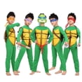 thumbnail image 2 of Disfraz de Tortugas Ninja Mutantes para niños, disfraz de Tmnt, fiesta de Halloween, actuación, Donatello, cumpleaños Fivean unisex, 2 of 2