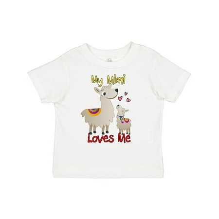 

Inktastic My Mimi Loves Me Llama Gift Toddler Boy or Toddler Girl T-Shirt