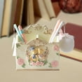 thumbnail image 1 of Portalápices con forma de oso, organizador de escritorio con 2 ranuras, decorativo, ideal para escritorio, aula, hogar, oficina, regalo de cumpleaños., 1 of 8