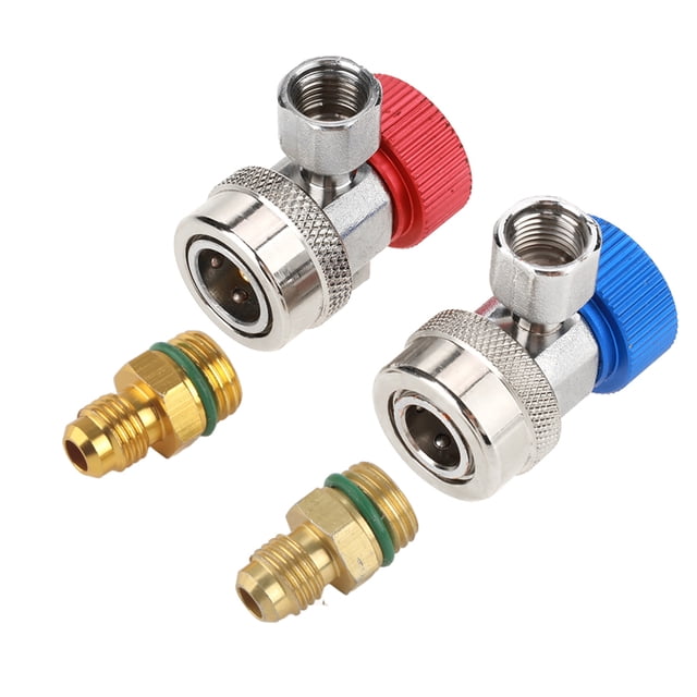 Quick Coupler Connector,R134 A/C Low/High Quick Quick Coupler Adapter A Quick Coupler Connector Sleek Aesthetic