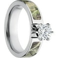 thumbnail image 3 of AP Green Women's Camo Engagement Ring Cobalt and 14kt White Gold with Polished Edges and Deluxe Comfort Fit, 3 of 3