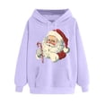 thumbnail image 1 of WILLBEST Sudadera con Capucha para Mujer, Estilo Navideño, con Estampado Navideño, Cuello Redondo y Manga Larga Diseño Holgado E Informal X-Grande, 1 of 3