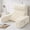 Ivory, variant on 19" Reading Pillow for Bed with Built-in Arms & Large Pockets, Supportive Backrest Cushion for Reading, Resting, or Reclining, Washable Cover – Grey