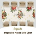 thumbnail image 4 of Exquisite Premium Waterproof Plastic Tablecloth 54" x 108" - Christmas Festive Print, 4 of 7