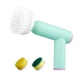 thumbnail image 3 of Wireless Electric Cleaning Brush, Multifunctional Handheld Cleaner, USB Rechargeable, 4 Replaceable Brush Heads, Bathroom, Kitchen, Floor, Tile Cleaning, Joint-Saving Tool, 3 of 7