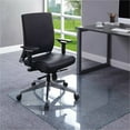thumbnail image 3 of Lorell Tempered Glass Chairmat Floor - 50" Length x 44" Width x 0.25" Thickness - Rectangle - Tempered Glass - Clear, 3 of 6