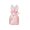 Pink, variant on Black Easter Bunny Drawstring Bag With Satin Finish, Rabbit Ear Design, Reusable And Decorative For Candy Storage, Wedding Favors And Party Decorations