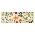 thumbnail image 6 of Yayeee Window Valance for Kitchen Farmhouse Rod Pocket Leaves Pattern Short Curtain for Living Room, 6 of 6