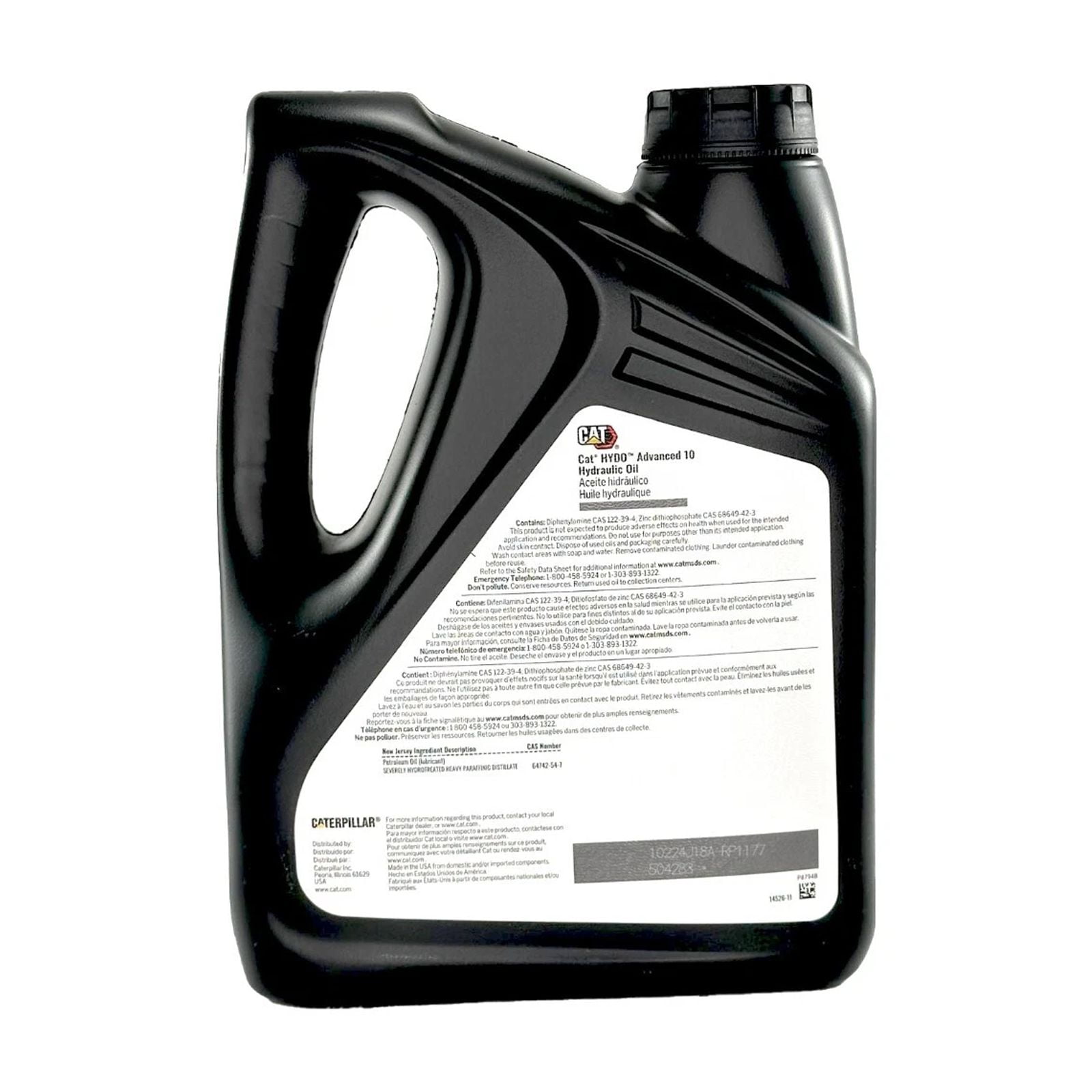 Cat 309-6932 HYDO Advanced 10 Hydraulic Oil SAE 10W , 1 Gal