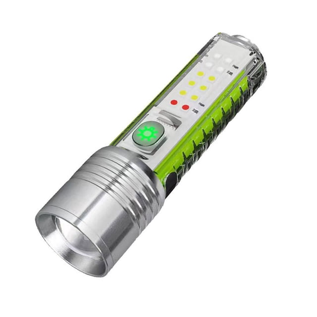 SharkTRUE LED Flashlights Durable Camping Hiking Torch USB Rechargeable WorkLamp Min