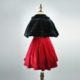 thumbnail image 5 of Mercatoo Little Girls Cozy Faux Fu𝐫 𝐁olero Shru𝐠 𝐒hawl Wra𝐩s Princess Cape Cloak Kids Girls Dress Coat Part𝐲 Dress Up Jacket, 5 of 6