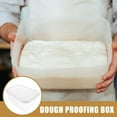 thumbnail image 6 of Raindrops Reusable Dough Proofing Bowl Pizza Dough Proofing Box Transparent PP 1 Set, 6 of 8