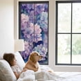 thumbnail image 3 of Vintage Hydrangea Window Privacy Film, Spring Purple Flowers Garden Plants Static Cling UV Sun Blocking Tint Film Heat Control Windows Films for Bedroom Bathroom, Window Stickers 29.5"x78.7", 3 of 8