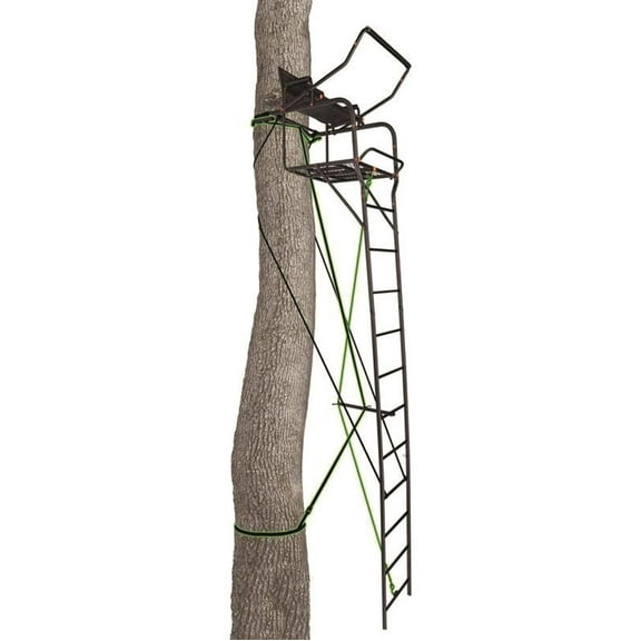 OL'MAN 17' Final Shot Extra Wide Jaw & Truss Ladder Stand