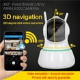 thumbnail image 2 of Wifi Pet Baby Monitor Audio Bidireccional Ir Cámara De Seguridad De Visión Nocturna (Enchufe De Ee. Uu., 110 ~ 220 V) 1080P seitruly AF000352-00, 2 of 6