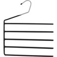 thumbnail image 1 of Whitmor 6021-199 Ebony Chrome Deluxe 5 Tier Slack Hanger, 1 of 2