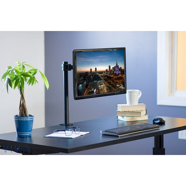 Single Monitor Desk Mount Arm Fully Adjustable Stand Fits up to 27-inc -  Rife Technologies