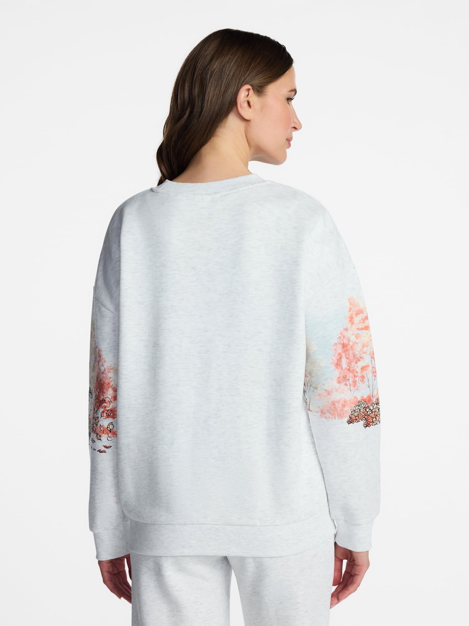 Peanuts Women's Crewneck Sweatshirt with Long Sleeves, Sizes XXS-4X