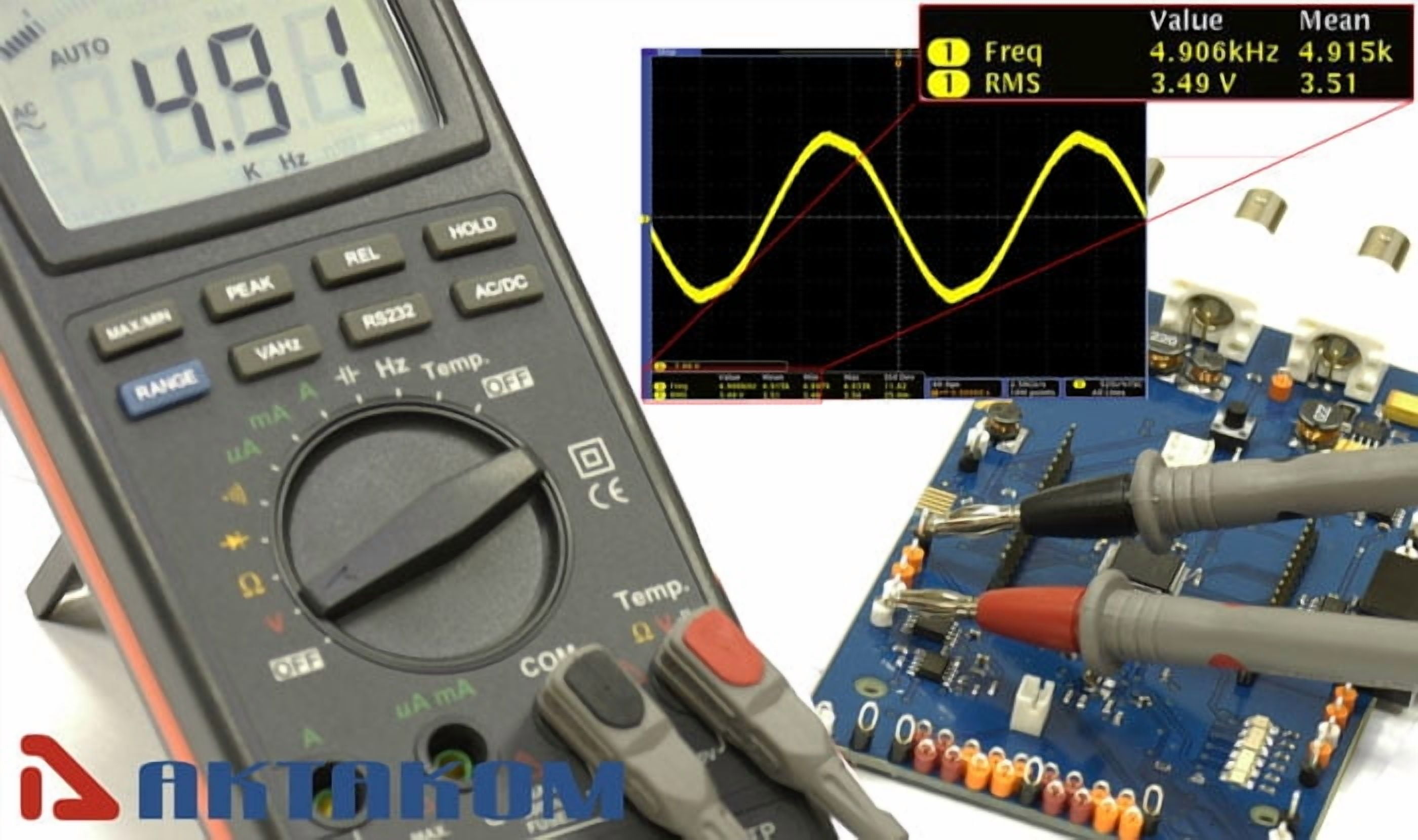 AM-1060 Digital Multimeter - Handheld, Accurate, Multi-Function FREE SHIPPING