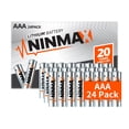 thumbnail image 1 of Pilas AAA NINMAX de litio 1,5 V 1350 mAh, paquete de 24, 1 of 7